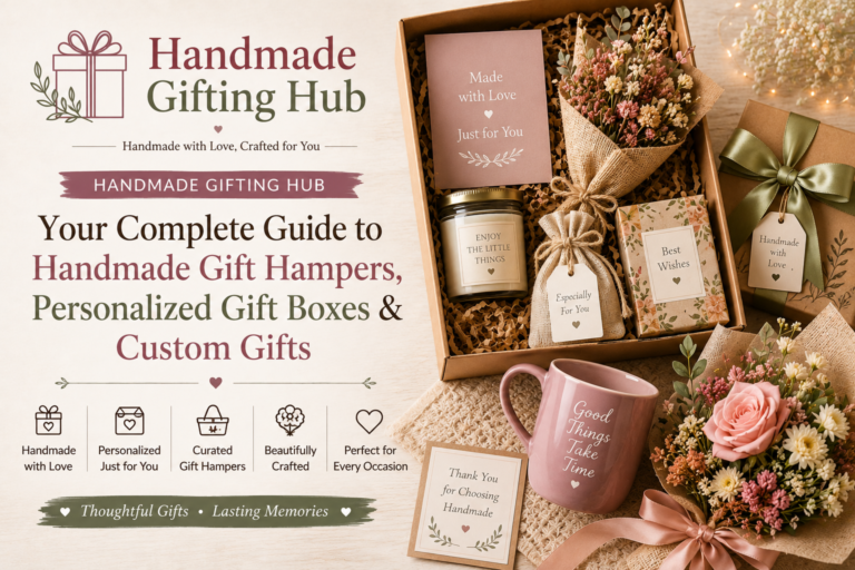 Handmade Gifting Hub: Your Complete Guide to Handmade Gift Hampers, Personalized Gift Boxes & Custom Gifts