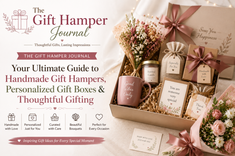 The Gift Hamper Journal: Your Ultimate Guide to Handmade Gift Hampers, Personalized Gift Boxes & Thoughtful Gifting